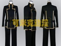 xd635工場直販 高品質 実物撮影 Code Geass コードギアス 反逆のルルーシュ AF学園 男子制服 コスプレ衣装_画像2