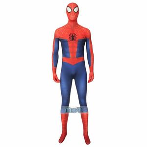 cox599工場直販 実物撮影 スパイダーマン Spider-Man スパイダーバース 全身タイツ ジャンプスーツ コスプレ衣装