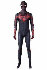 cox545工場直販 スパイダーマン Spider-Man PS5 マイルズ・モラレス 全身タイツ ジャンプスーツ コスプレ衣装