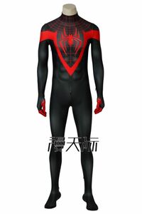 cox606スパイダーマン Spider-Man アルティメット・スパイダーマン マイルズ・モラレス 全身タイツ コスプレ衣装