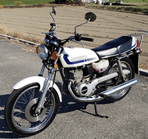 スズキSUZUKI RG125 GT125 旧車 2スト希少 1978年 始動　現状車 書類あり(検.GT.RG.DT.TR.TS.CB.バイソン