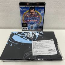 【新品未開封品】【1円スタート】 ソニック・ザ・ムービー 4K Ultra HD+ Blu-ray TSUTAYA限定 墨絵超音速針鼠トートバッグ付き_画像1