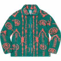 送料無料 L Teal Supreme SOUTH2 WEST8 Fleece Jacket シュプリーム サウス2 ウエスト8 フリース ジャケット ターコイズ ブルー 21SS 新品_画像1