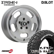 4本セット XTREME-J D:SLOT DSLOT 16x6.5J 5/114.3 +30 PL MUDSTAR マッドスター ラジアル M/T 215/70R16 WL アウトランダー エルグランド_画像1