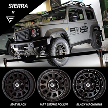 4本セット デルタフォース オーバル OVAL 16x6.0J 5/139.7 -5 BSM MONSTA モンスタ マッドウォーリア M/T 235/70R16 WL ジムニーシエラ_画像3