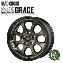 4本セット MAD CROSS GRACE 16x7.0J 5/114.3 +38 BRC/BK BFGoodrich All-Terrain T/A KO2 225/70R16 ホワイトレター デリカD5 RAV4 CX-5_画像2