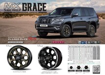 4本セット MAD CROSS GRACE 16x7.0J 5/114.3 +38 GB/P TOYO OPEN COUNTRY R/T 215/70R16 ブラックレター フォレスター アウトランダー_画像5