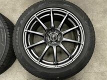 22年製バリ山！ ブリジストンBLLIZAK VRX3 235/50R18 MID シュナイダー ホイール ４本セット アルファード ヴェルファイアなどに_画像5