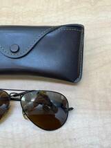 Z-1117Y 【1円スタート】Ray-Ban＊BL レイバン LARGE METALティアドロップ　サングラス　L1633 レトロ _画像3