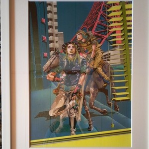 ジョジョ複製原画 ジョニィ&ジャイロ 商品番号5 荒木飛呂彦原画展 ジョジョ展 in Tokyo (2012)