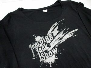 ◆宇都宮隆 Takashi Utsunomiya Tour 2010 Jumping Jack Show ロンT Mサイズ ブラック 黒 長袖 Ｔシャツ ライブ ツアー グッズ 未使用品 