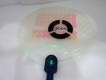 ◆globe グローブ 光るウチワ 小室哲哉 KEIKO マークパンサー うちわ コンサート ライブ ツアー グッズ 現状品_画像6