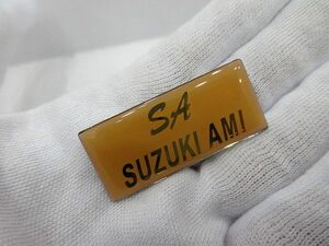 ◆鈴木亜美 SA ピンバッジ オレンジ SUZUKI AMI Sony Music 非売品 ソニーミュージック not for sale 現状品