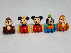 ●　ディズニー　 Disney　 ミッキーと仲間たち　クルコロトーイ　コロコロプチフィギュア　5種