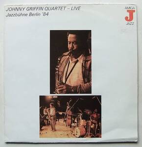 ◆ JOHNNY GRIFIN Quartet / Live ◆ Amiga Jazz 8 56 089 (Germany) ◆