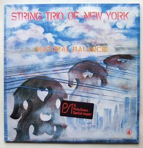 ◆ STRING TRIO OF NEW YORK - BILLY BANG / Natural Balance ◆ Black Saint BSR 0098 (Italy) ◆