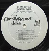 ◆ DAVE FRISHBERG Songbook Vol.1 ◆ Omni Sound Jazz N-1040 ◆_画像3