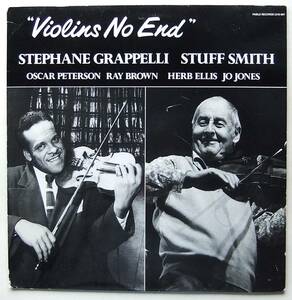 ◆ STEPHANE GRAPPELLI - STUFF SMITH / Violins No End ◆ Pablo 2310-907 ◆