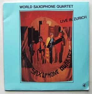 ◆ WORLD SAXOPHONE Quartet / Live in Zurich ◆ Black Saint BSR 0077 (Italy) ◆