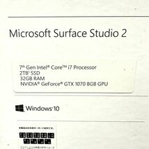 X610-I50-444 Microsoft マイクロソフト サーフェススタジオ2 Windows11 Pro Core i7 2TB/32GB 28型 デスクトップパソコン 動作確認済み_画像10