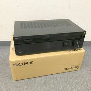 X257-I48-927 【美品】 SONY ソニー STEREO RECEIVER ステレオレシーバー STR-DH190 オーディオ機器 ※通電確認済み 箱付き ⑯