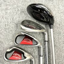 Y628-I39-2926 Callaway キャロウェイ ビッグバーサ フェアウェイウッド アイアン 5W A S 5 ゴルフクラブ 男性右利き用 4本セット_画像1