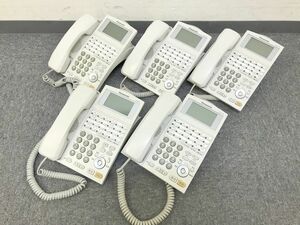 T291-88937-31 Panasonic パナソニック 24キー電話機K-2 VB-F611KA-W 5点セット オフィス用品 家電 ビジネス ホワイト ⑯