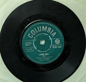 ☆CLIFF RICHARD&THE DRIFTERS/LIVING DOLL1959'UK COLUMBIA7INCH
