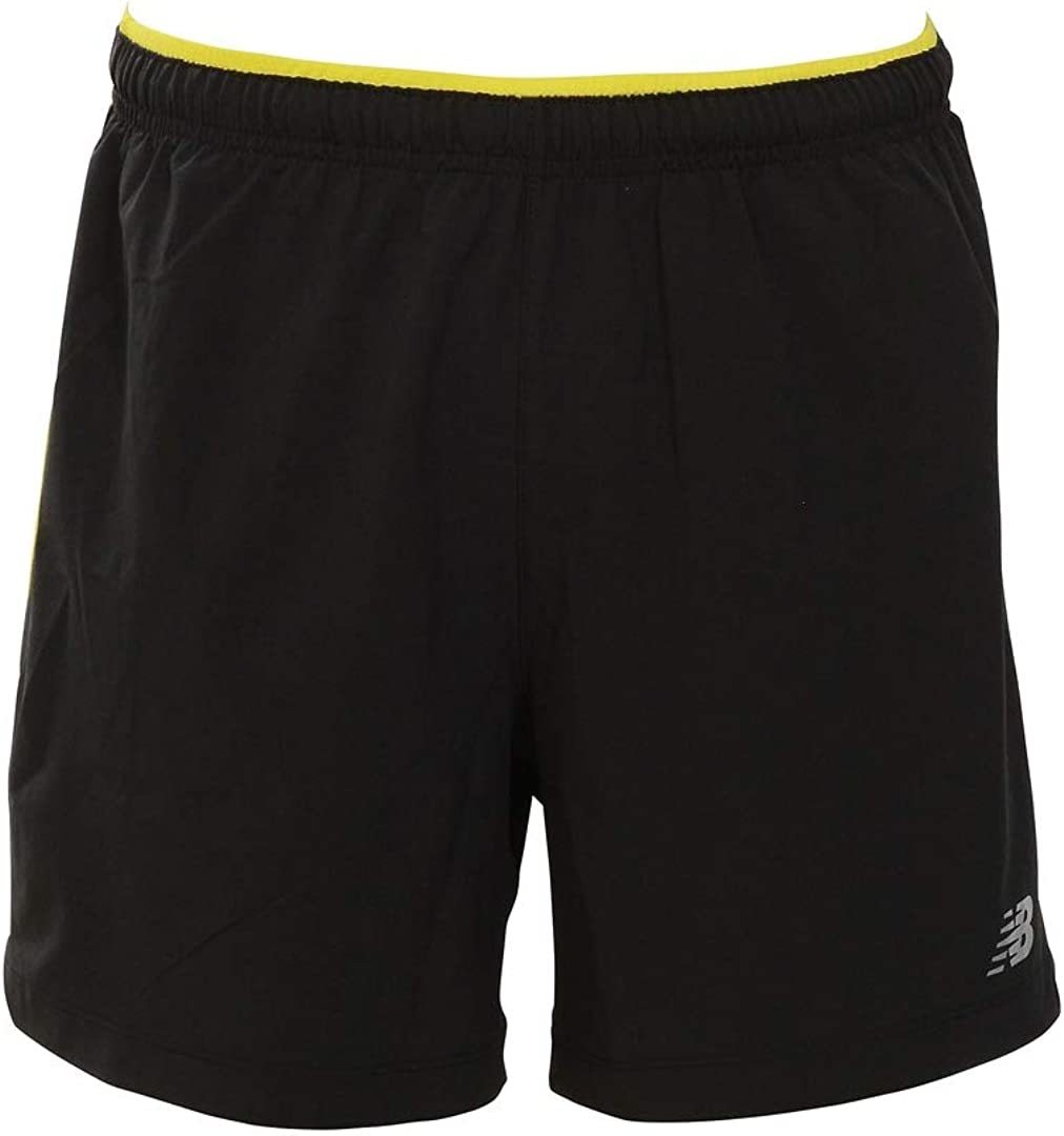 [KCM]z-new-389-XL* выставленный товар *[New Balance] мужской NB Hanzo IMPACT принт 5 дюймовый Short ( внутренний есть ) MS93266 SYE XL