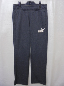 【KCM】Z-puma-24-L★展示品★【puma/プーマ】レディース　スウェットパンツ　裏毛　582952-05　チャコールグレー　サイズ L