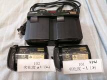 キャノン　バッテリー充電器　LC-E4N　とバッテリーセット　LP-E4N　2個セット_画像1