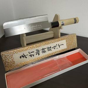 新品 未使用 伊豆東記念 菜切り包丁 鍛造ゴールド 特殊ステンレス鋼割込 刃渡り16.5cm 野菜 本職 板前 和包丁 和食 日本料理 日本製