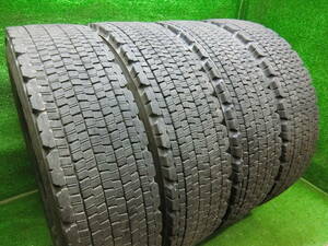 ★ 2021年製　スタッドレス ★ 225/80R17.5　123/122L ★ BS W900 ★地山 中型トラック★4本set●N606