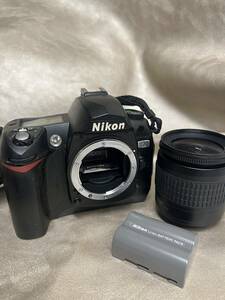 Nikon/ニコン◆本体　D70/レンズ　Nikon AF NIKKOR 28-80ｍｍ 1:3.3-5.6G Φ58/バッテリー1つ付　カメラ　デジタル一眼 中古◆管No16310　