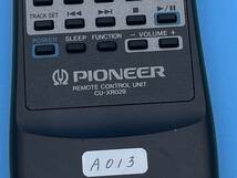 A013 送料無料 PIONEER オーディオリモコン CU-XR029_画像6