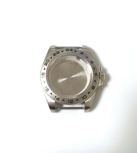 43mm 腕時計 ノンデイト ケース ステンレス GMTベゼル 【対応ムーブメント】SEIKO NH34/NH35/NH36/NH37/NH38/NH39 セイコー