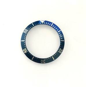 36mm ケース用　腕時計 修理交換用 社外部品 ベゼルインサート ブルー (ネイビー) ボーイズサイズ 【対応】オメガ シーマスター300 OMEGA