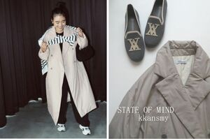 金子綾着用2022STATE OF MINDステートオブマインド*fluffy padded2 coatコクーンコート