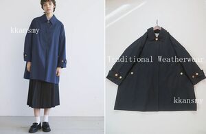 2022TraditionalWeatherwearトラディショナル ウェザーウェア*MALTONオーバーサイズステンカラーコート