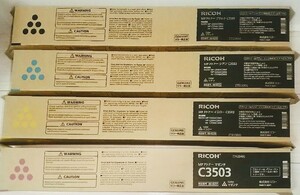 RICOH MP Pトナー C3503 未使用品 ブラック マゼンタ シアン イエロー 4色セット MPC3504 MPC3503 IMC3000 3003 3004 