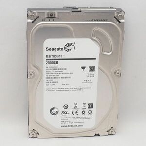 Seagate HDD ST2000DM001-9YN164 ハードディスク 2.0TB SATA 3.5インチ 2TB ジャンク品 管16406