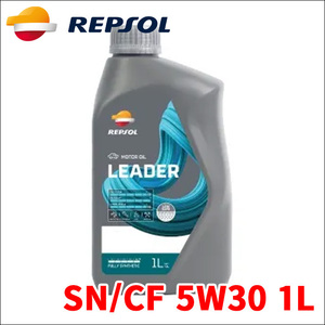 REPSOL LEADER レンジ C2 C3 エンジンオイル SN/CF 5W30 1L 007412 4輪車オイル レプソル 全合成油 モーターオイル 送料無料