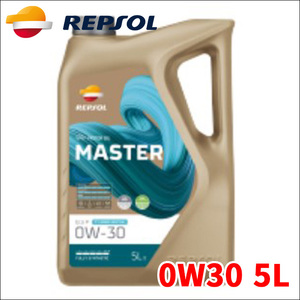 REPSOL MASTER レンジ ECO-P エンジンオイル 0W30 5L 0007455 4輪車オイル レプソル 全合成油 モーターオイル 送料無料