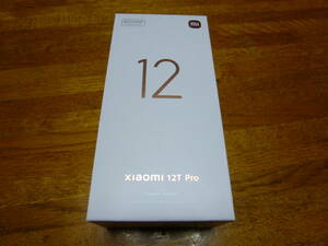 【新品未使用 】SoftBank Xiaomi 12T Pro A201XM〔判定○・Simフリー〕