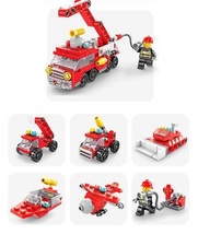 レゴ ブロック 消防車 キット LEGO　互換品_画像2