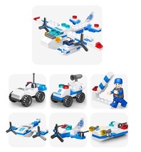 レゴ ブロック 警察 飛行機 キット LEGO　互換品_画像2