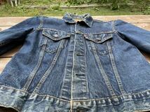 BIGE LEVIS 70505 ビッグE サード リーバイス デニム USA 60s 70s 40-42 トラッカー ケアタグ_画像4