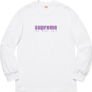 19SS Supreme The Real Shit L/S Tee Mサイズ ゴッホ 長袖 Tシャツ White ホワイト