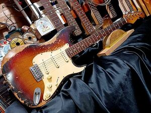 ◎Vintage Reproduction Relic Custom Vintage 3ToneSunburst Stratocaster レリック ＆ エイジド VintageCapa VintageWier◎