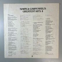 39935【日本盤】 Simon and Garfunkel / Simon and Garfunkel's Greatest Hits II_画像4